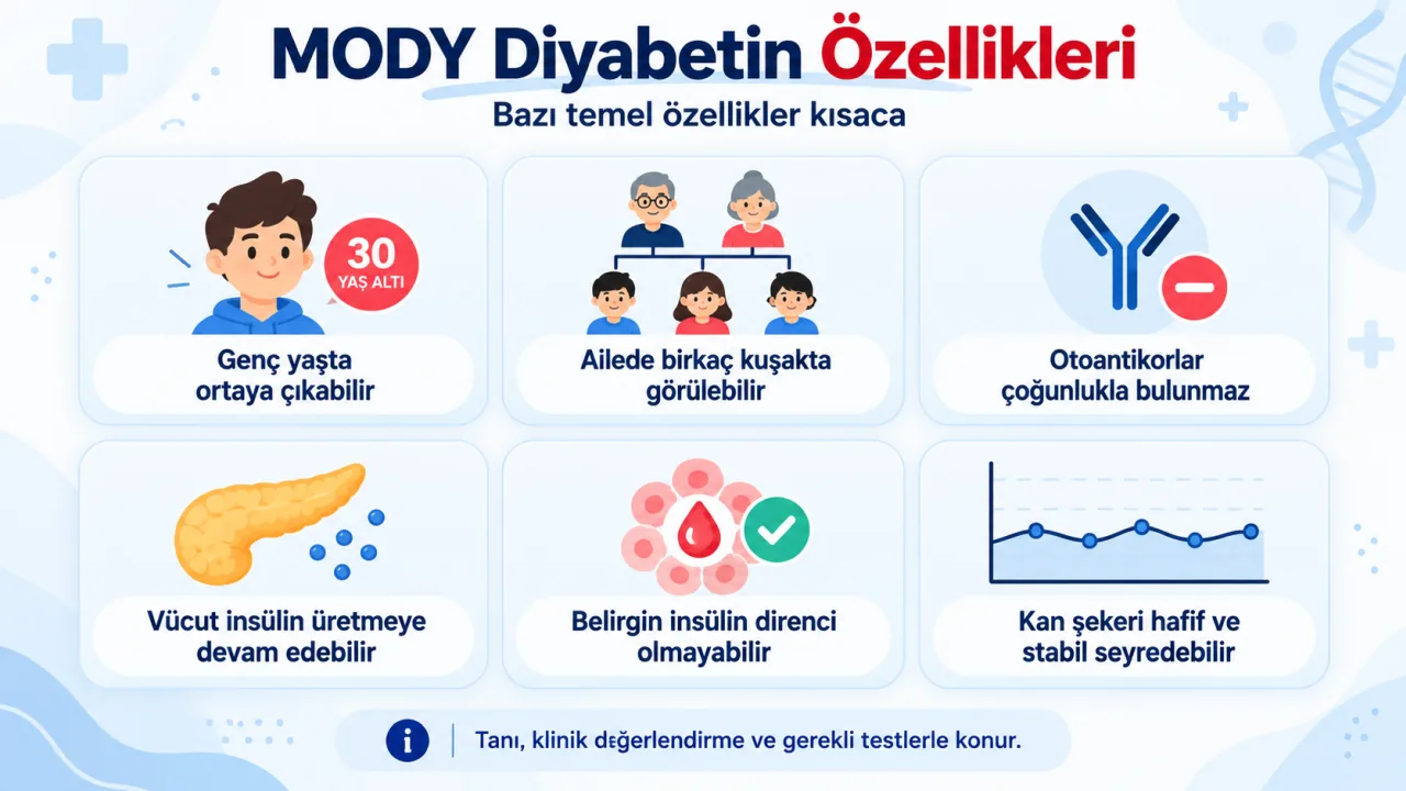 mody diyabet özellikleri